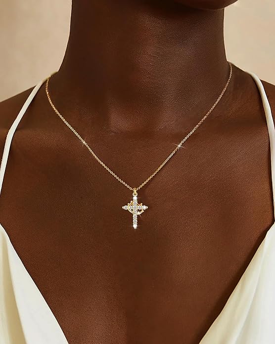 The Eternal Cross & Crown Necklace