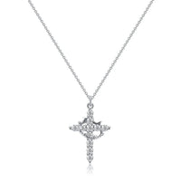 The Eternal Cross & Crown Necklace