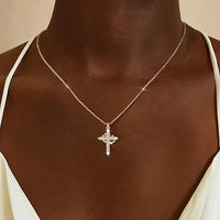 The Eternal Cross & Crown Necklace