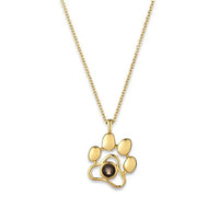 Photo Paw Pendant Necklace
