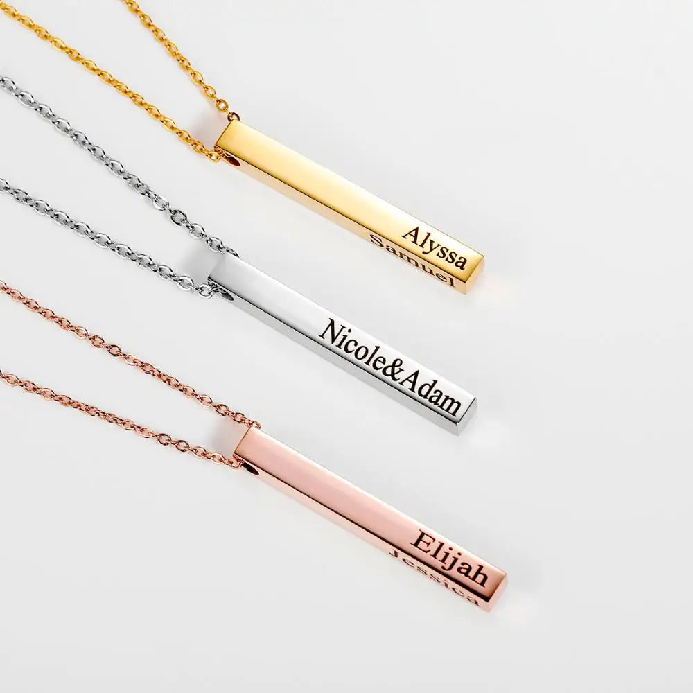 Vertical Bar Necklace