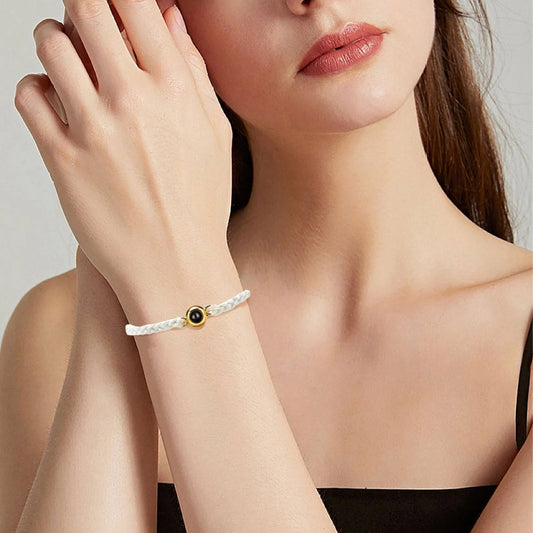 Personalized Circle Photo Bracelet