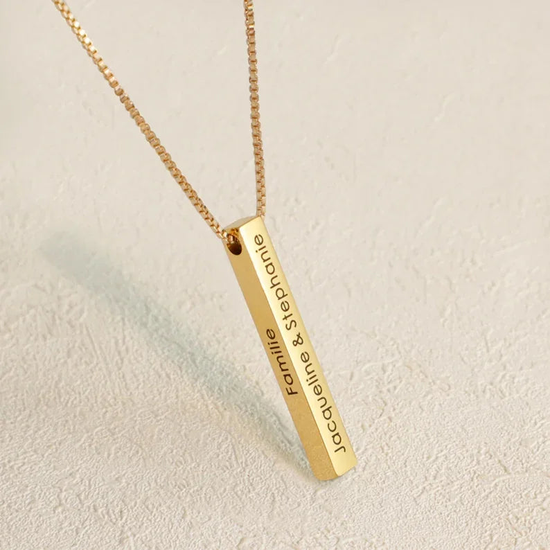Vertical Bar Necklace