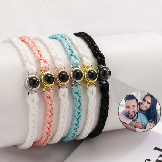Personalized Circle Photo Bracelet