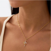The Eternal Cross & Crown Necklace