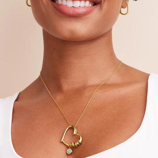 Personalized Engraved Heart Necklace