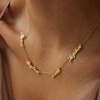 Multiple Names Necklace