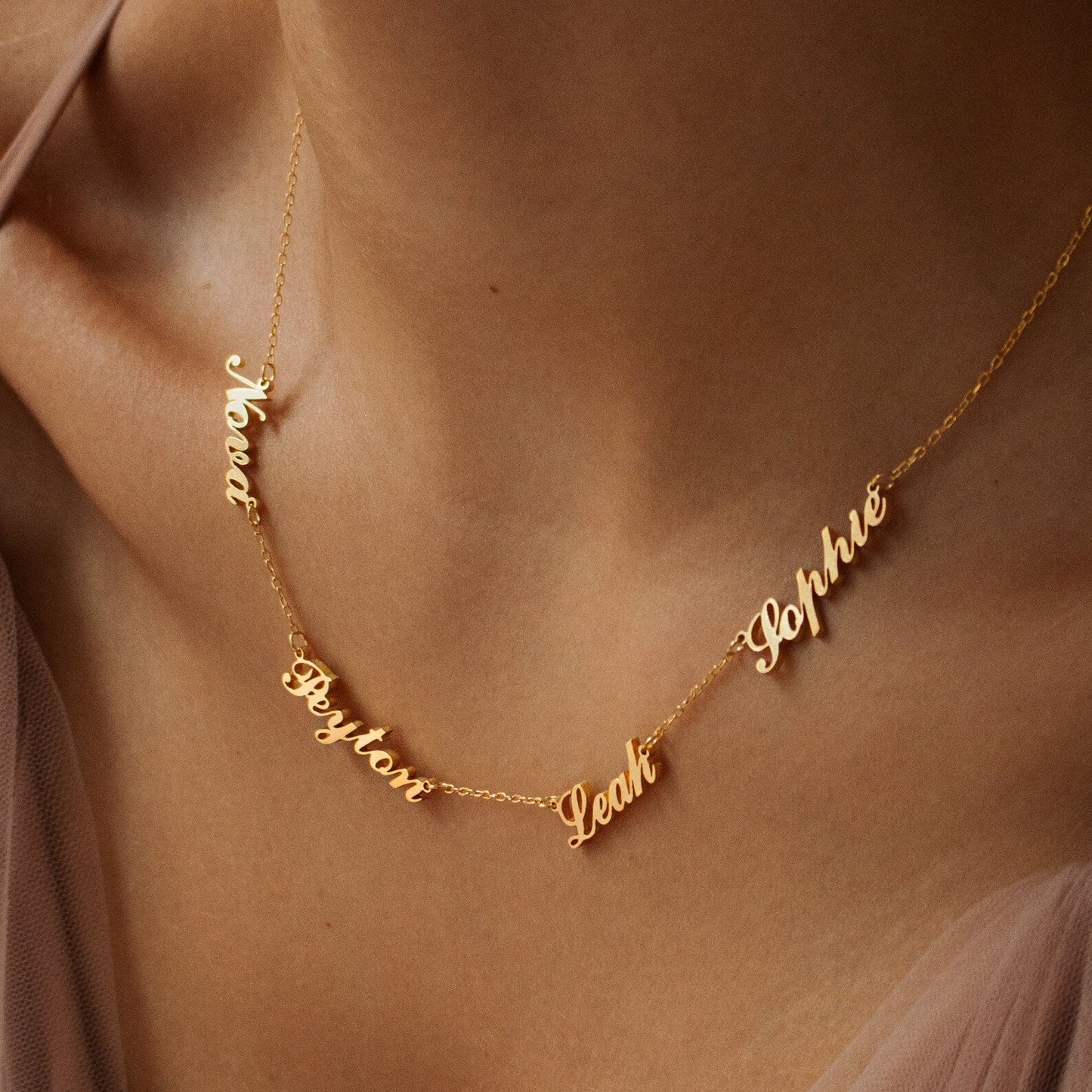 Multiple Names Necklace