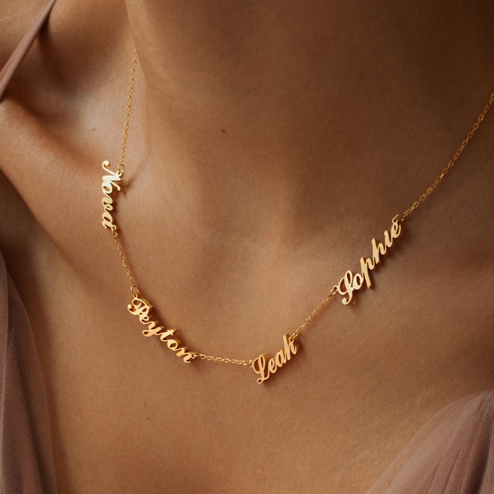 Multiple Names Necklace
