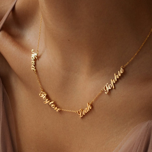 Multiple Names Necklace