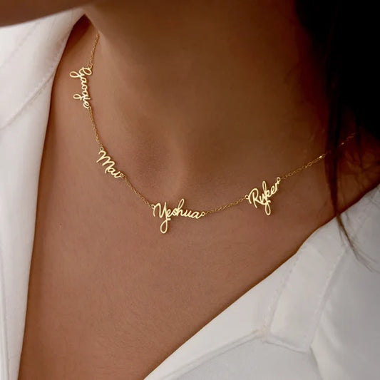 Multiple Names Necklace