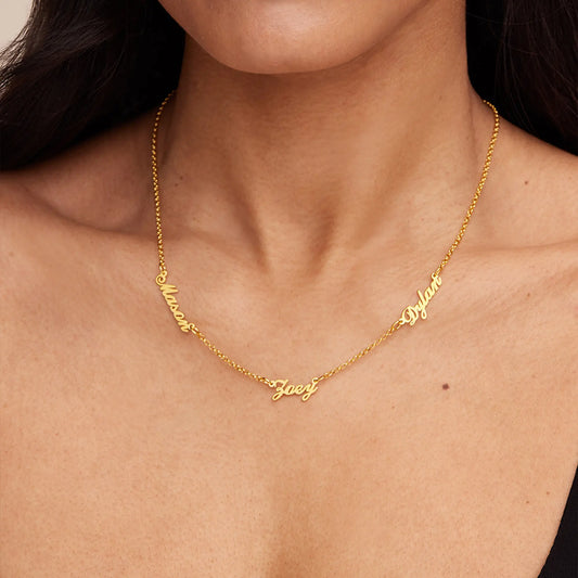 Multiple Names Necklace