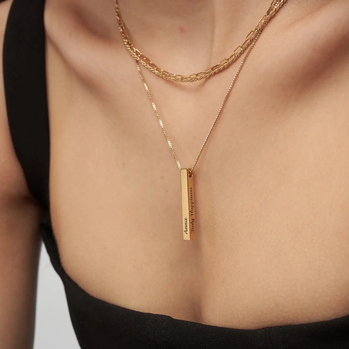 Vertical Bar Necklace