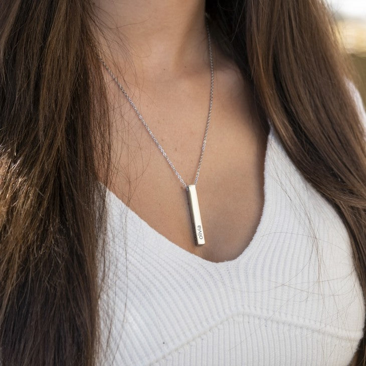 Vertical Bar Necklace