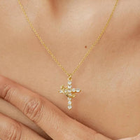 The Eternal Cross & Crown Necklace