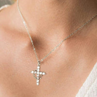 The Eternal Cross & Crown Necklace