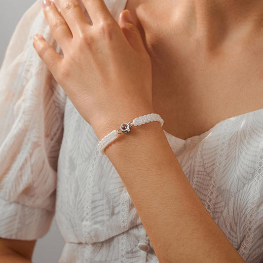 Personalized Circle Photo Bracelet